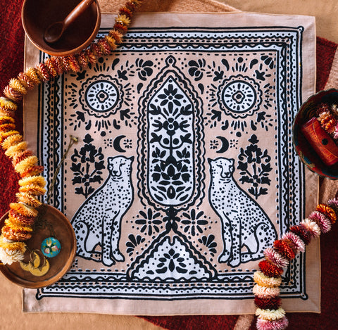 Forever Blooming 21" x 21" Bandana