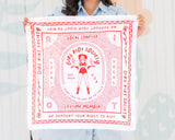 Girl Riot Society 22" x 22" Bandana