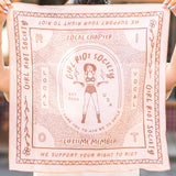 Girl Riot Society 22" x 22" Bandana