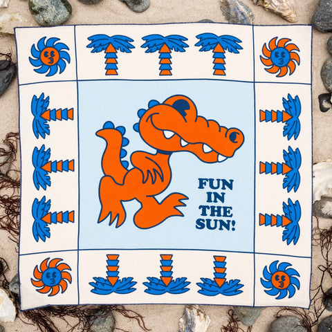 Fun In The Sun 21" x 21" Bandana