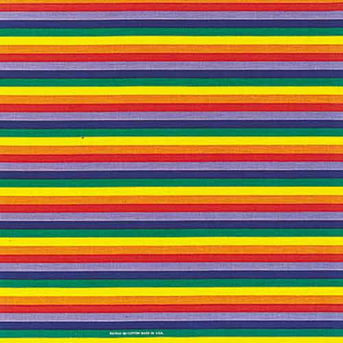 Bandanna Co Novelty, Freedom Rainbow, 22" x 22"