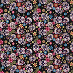 Bandanna Co Seasonal, Day of the Dead, 22" x 22"