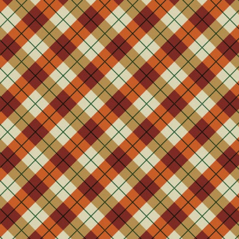 Bandanna Co Seasonal, Fall Plaid, 22" x 22"