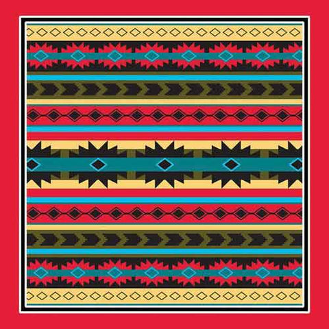 Modern Aztec 22" x 22" Novelty Southwestern Print Bandana