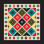 Argyle 22" x 22" Novelty Southwestern Print Bandana