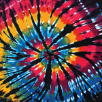 Bandanna Co Tie Dye, Dark Storm, 22" x 22"