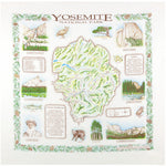 Yosemite National Park 22" x 22" Info Bandana